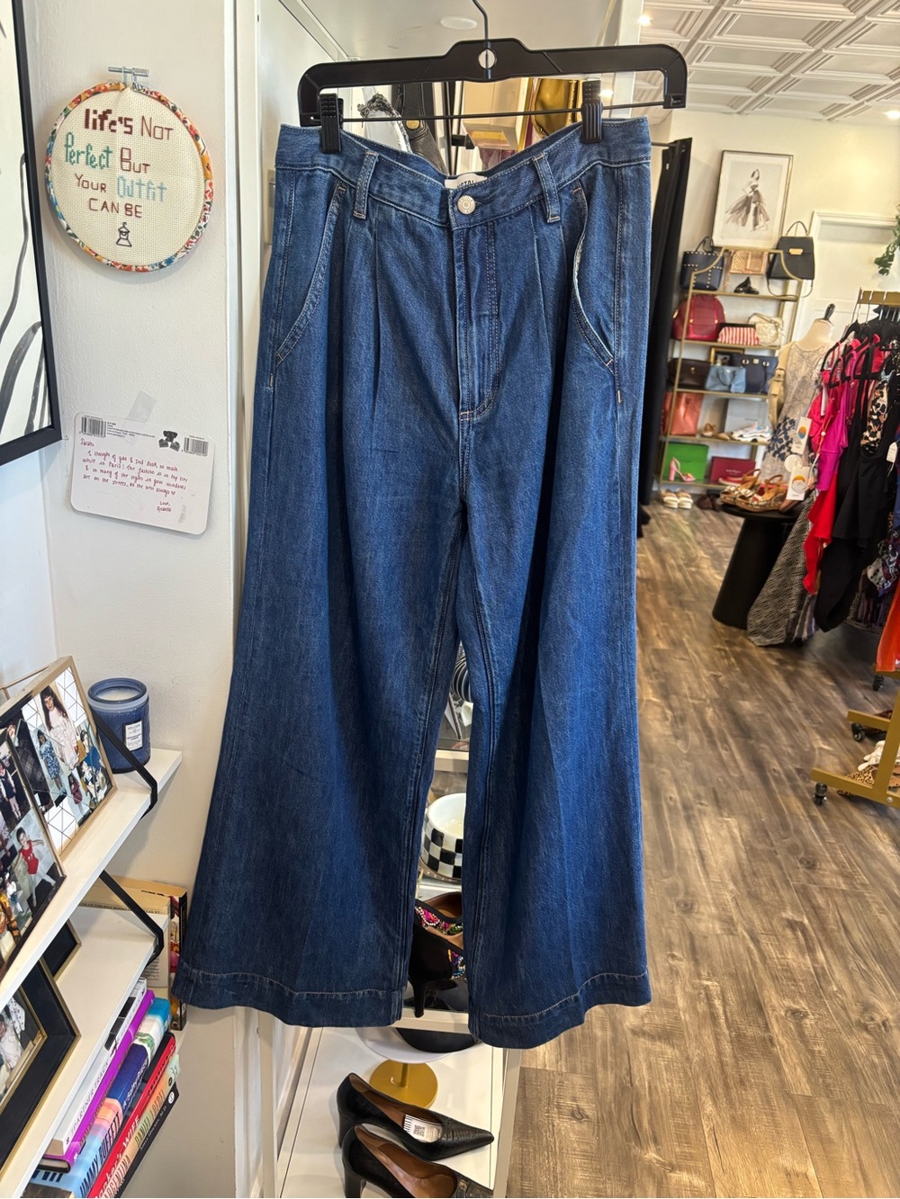 pistola Blue Denim wide leg Jeans
